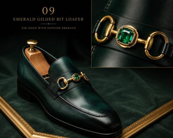Onyx Crown Tassel Loafer