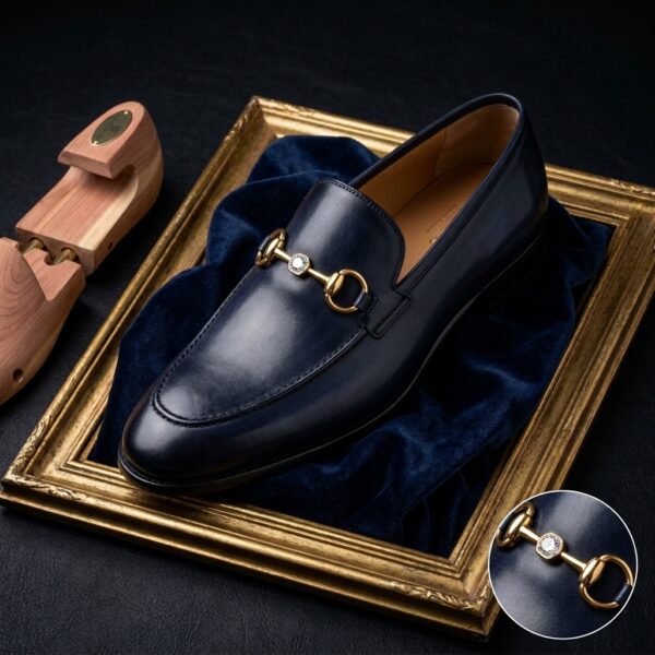 Midnight Diamond Horsebit Loafer