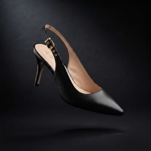 Caramel Luxe Leather Mule